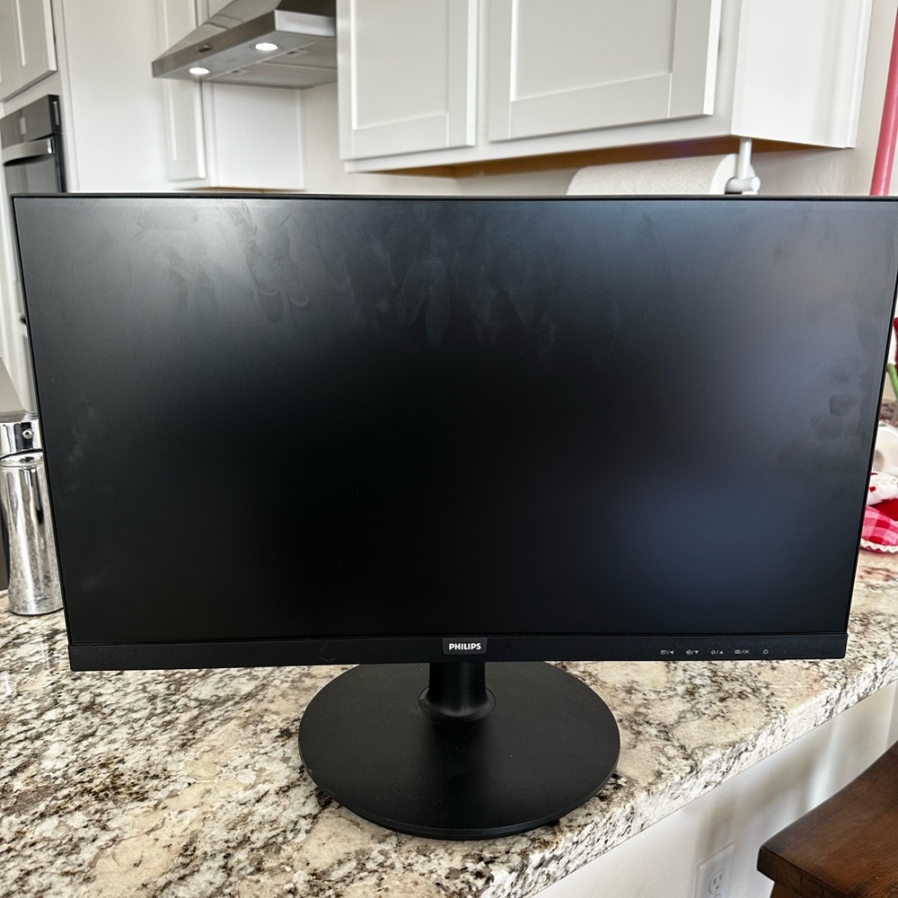 Philips Sleek Black Monitor for Home Office